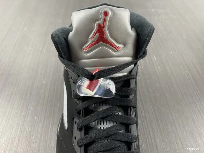 Cheap TBkick (2016) Metallic 5 Retro Black Jordan 845035-003 0503
